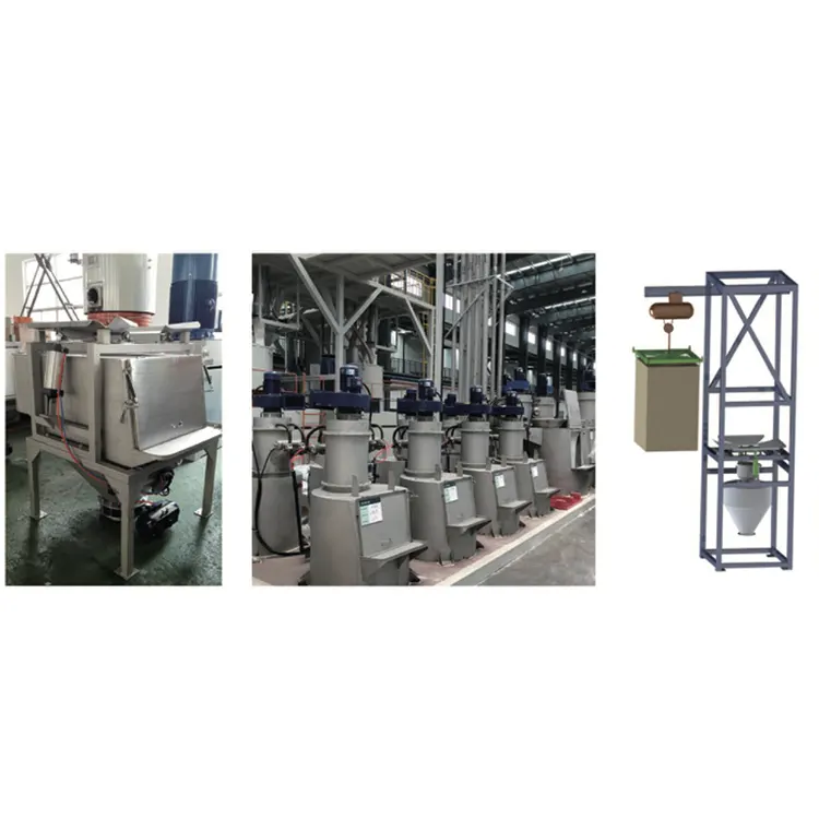 Stofvrij zakkenstortstation